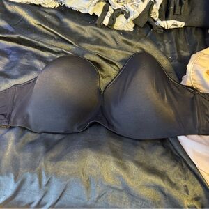 Strapless Black Bra